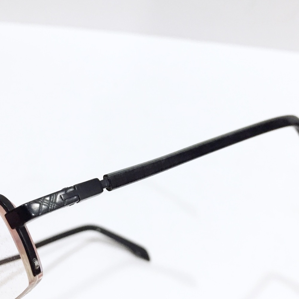 Burberry Safilo half rim optical frames with case - Picture 2 of 7